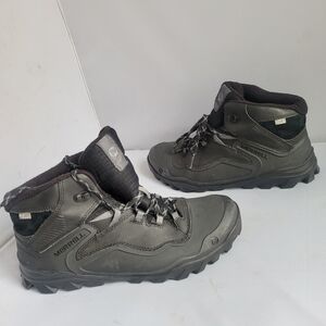 Size 11 - Men's Merrell Overlook 6 Ice+ Waterproof Snow Boots Black